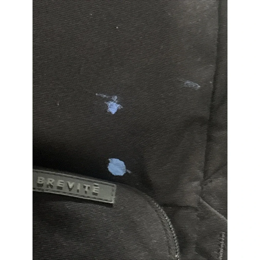 Brevite Camera Backpack Black Travel Photography Laptop Bag Blue Paint Stain